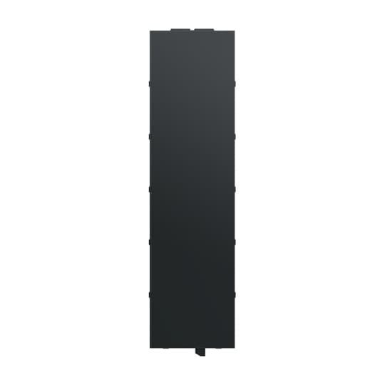 Busch-Jaeger SLX/A.0.11-885 Abdeckung für Schriftfeld für 12-fach Bedienelement, schwarz matt, Busch-Tenton