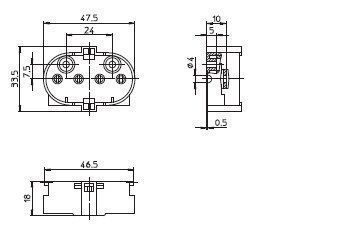 Houben 101489 2G11-Aufbaufassung