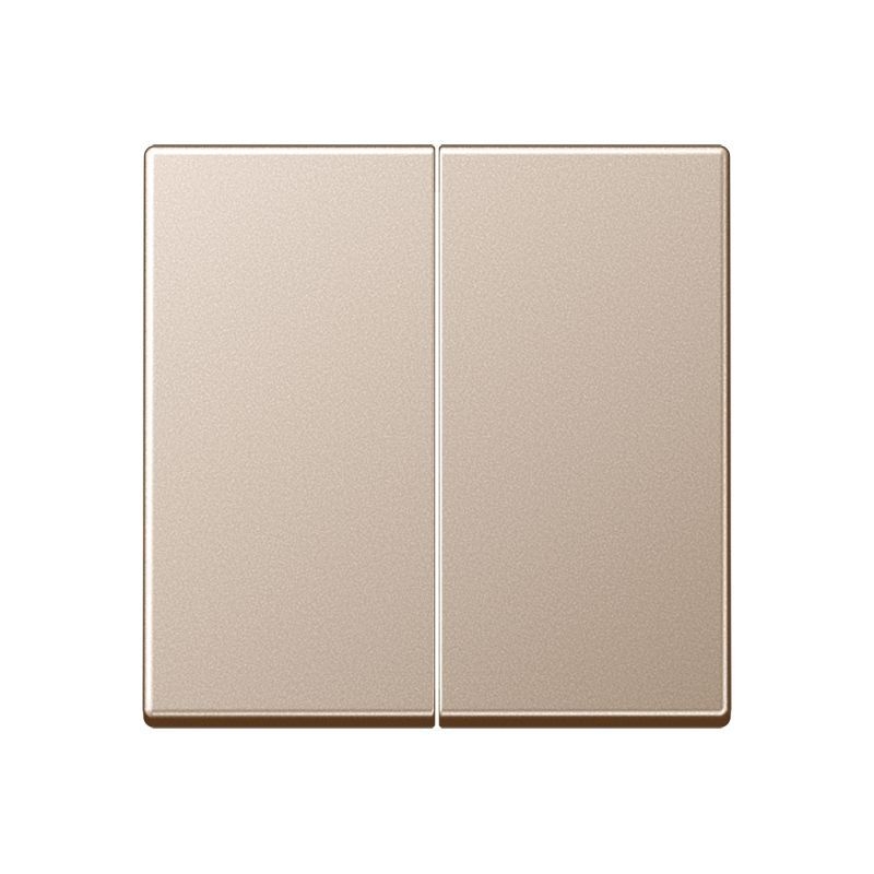 Jung A102CH Wippe für Taster 2-fach, Duroplast lackiert, F10, Serie A, champagner