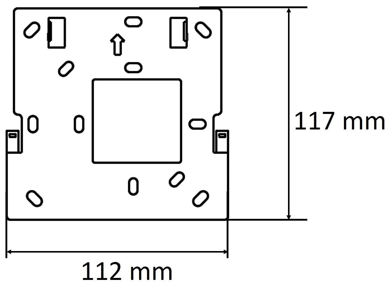 Busch-Jaeger M22401-W-03 Video Innenstation 4.3 WLAN, Glas weiß