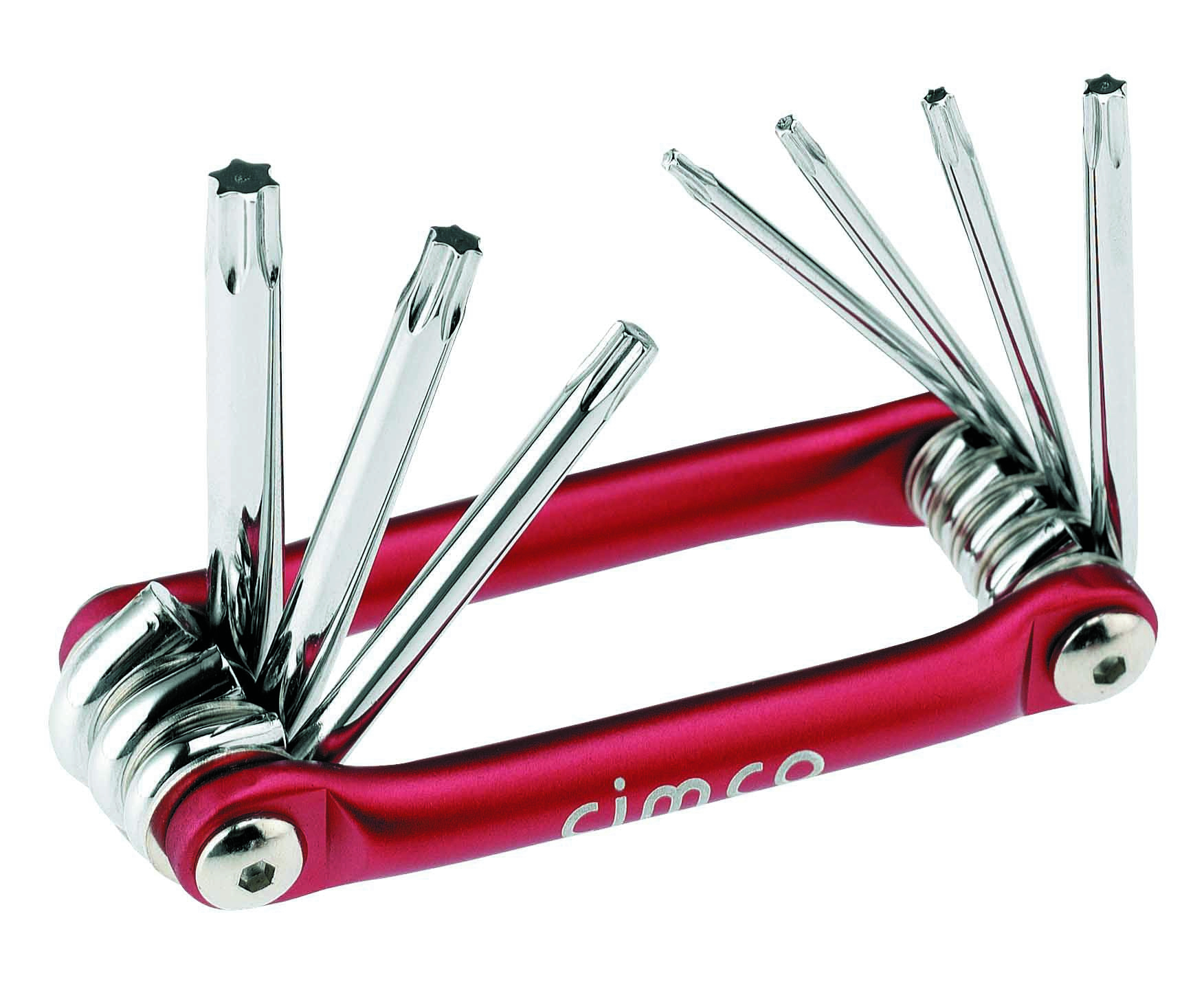 Cimco 11 0598 Torx-Stiftschlüssel-Satz 8-teilig, Handklapphalter, T9-T40