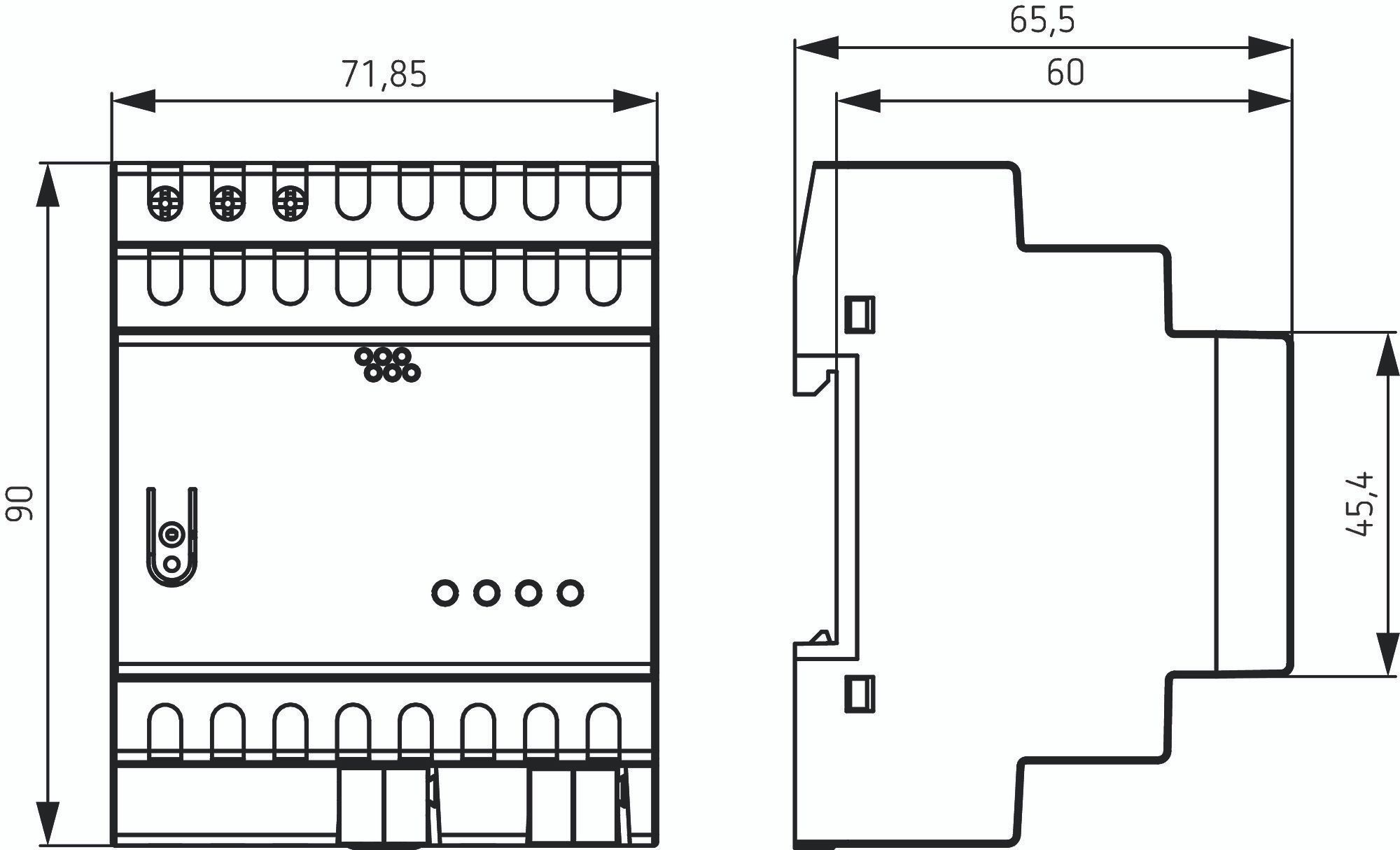 Theben 9070956 PS 160 mA T KNX Spannungsversorgung