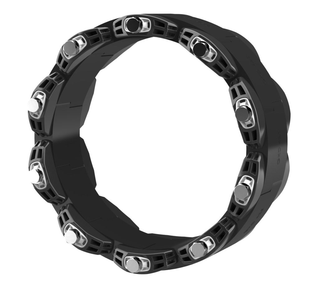 Hauff 1410042501 Gliederkette modulare Rohrdichtung 1xGKD425 EPDM50, Glieder 1x
