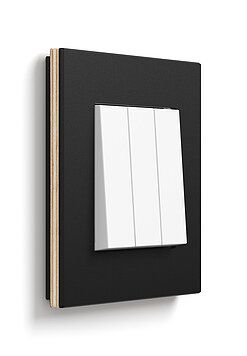 Gira 284403 Wipptaster British Standard 3-fach Schließer, System 55, reinweiß glänzend