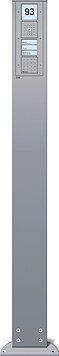Gira 135426 E-Säule 4x Leereinheit 1400 mm, Gira Energiesäule, Farbe alu