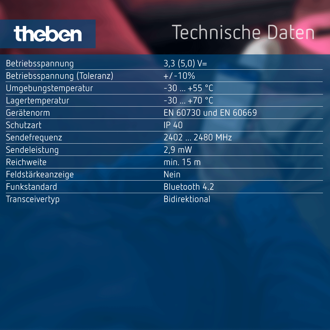 Datenblatt der Theben OBELISK top3 Bluetooth – Übertragung von Zeitschaltprogrammen und Befehlen Datenblatt Theben OBELISK top3 Bluetooth – Details zur Übertragung von Programmen und Befehlen von der App