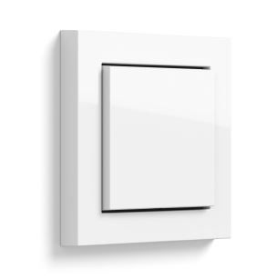 Gira 536003 S3000 Bedienaufsatz, System 55, reinweiß glänzend