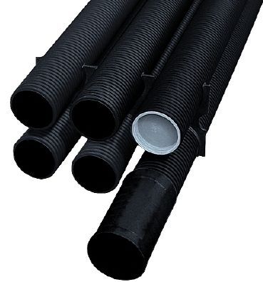Fränkische Rohrwerke 19942110 Kabuflex-Abstandhalter 2-fach, 110mm,schwarz