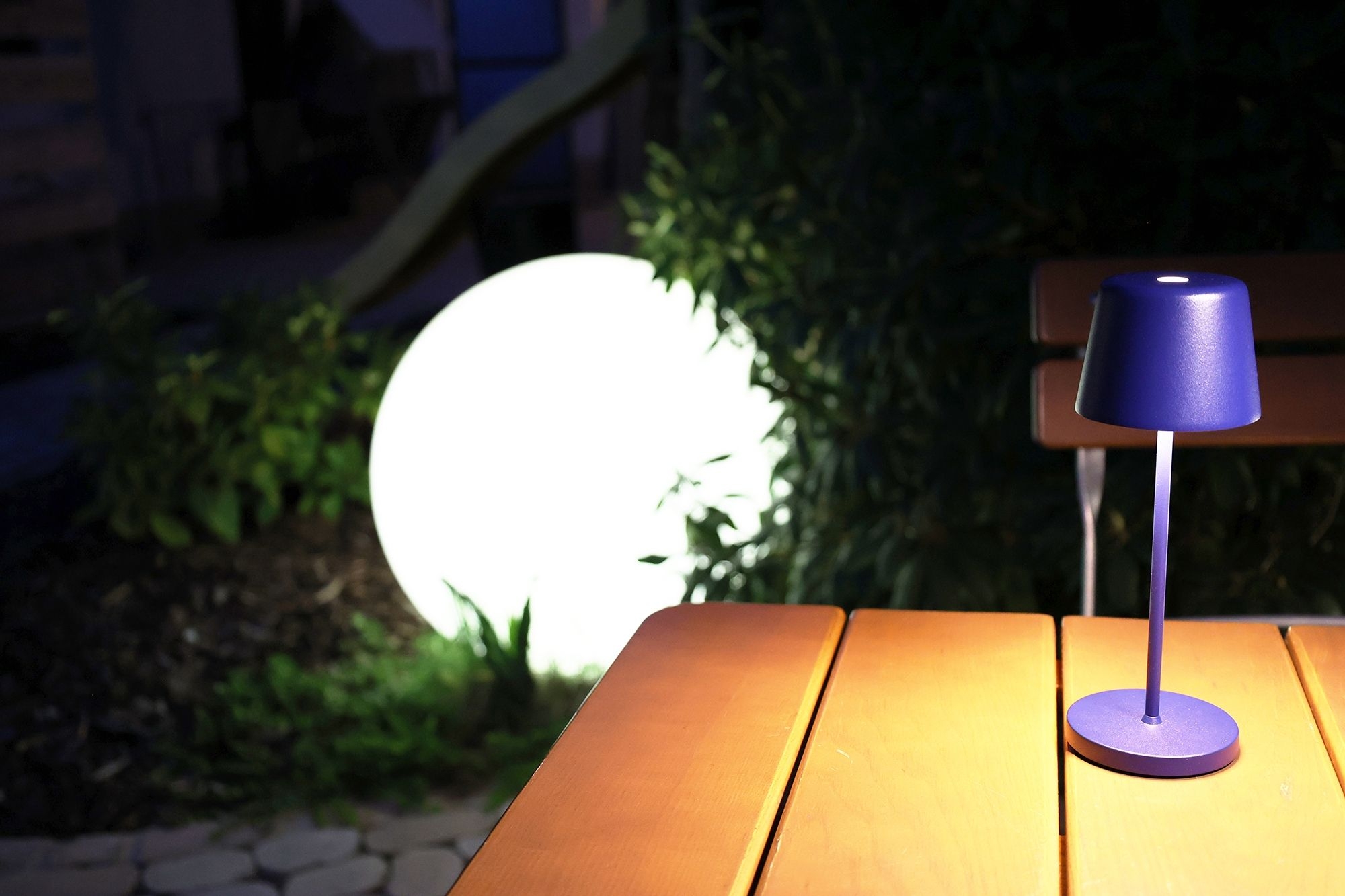 Deko-Light 620207 Akkuleuchte, Set Canis Mini + Ladesockel, 3.7 V/DC, IP 65, verkehrsweiß