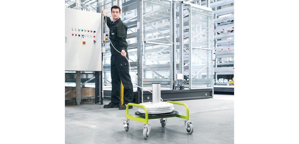 Lübbering A90207 Roll..Profi Kabelringabwickler VARIO SLIM
