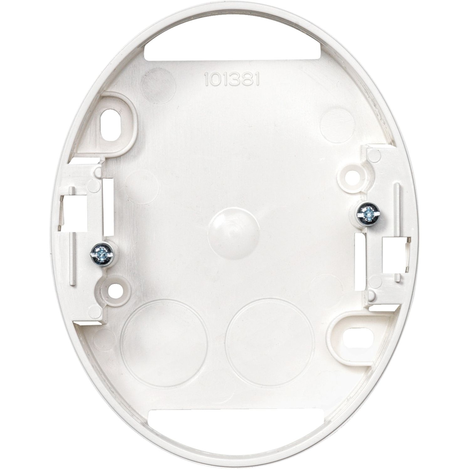 Elso WDE011152 Aufputz-Gehäuse für 2-fach-Steckdose, Höhe 25 mm, Renova Flush, weiß matt