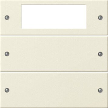 Gira 219201 Wippenset 2-fach Plus, System 55, cremeweiß glänzend(lackiert)