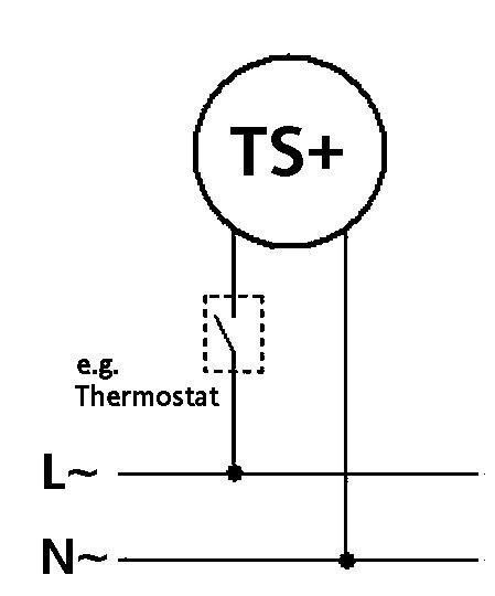 Eberle TS+ 5.11 Stellantrieb 230V AC, stromlos geschlossen, 2,5W, 90N Schlieskraft, für Fußboden- und Radiatorheizungen