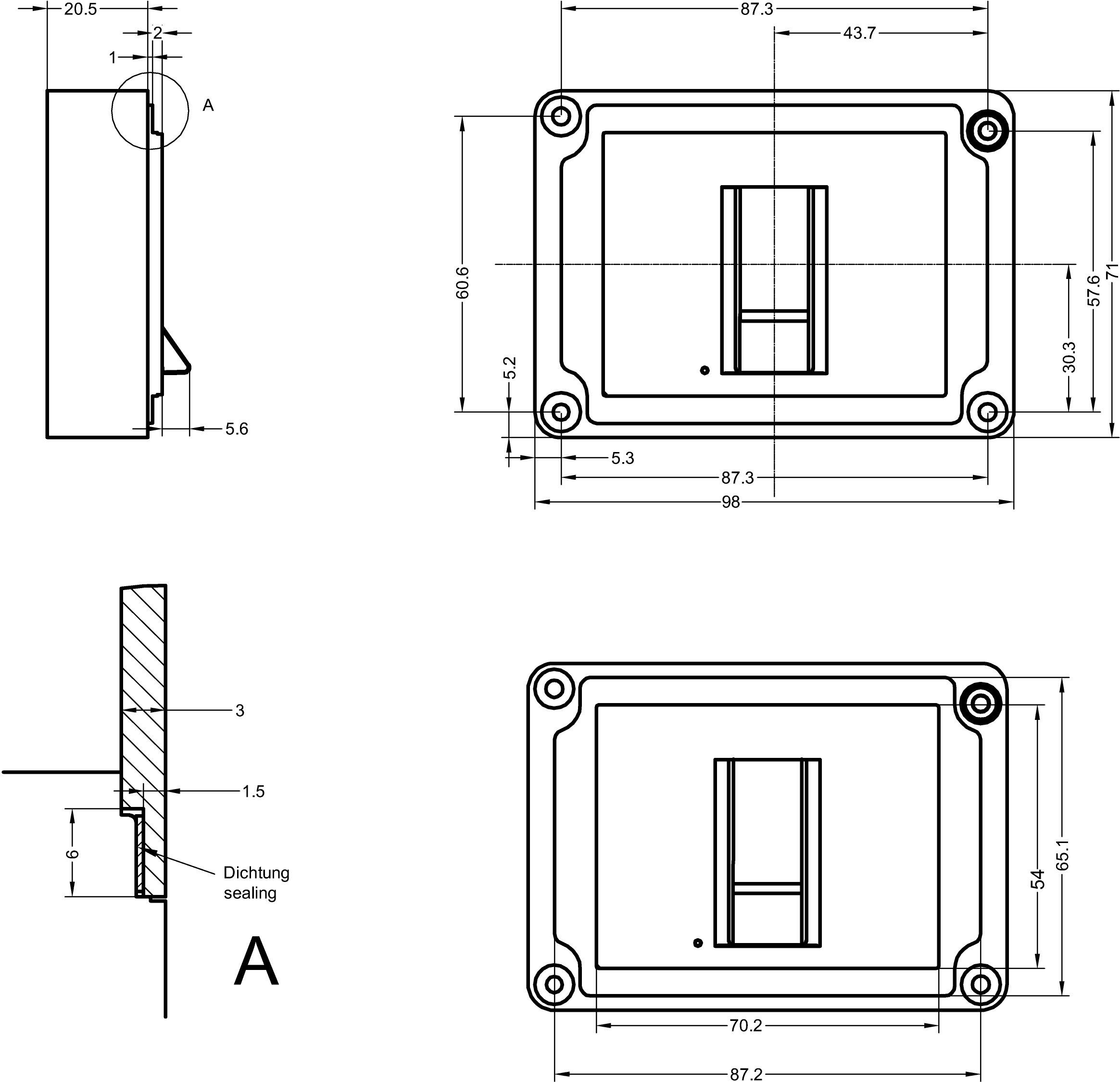 Busch-Jaeger 83170-664-101 Einbau-Fingerprintmodul für Zutrittskontrolle