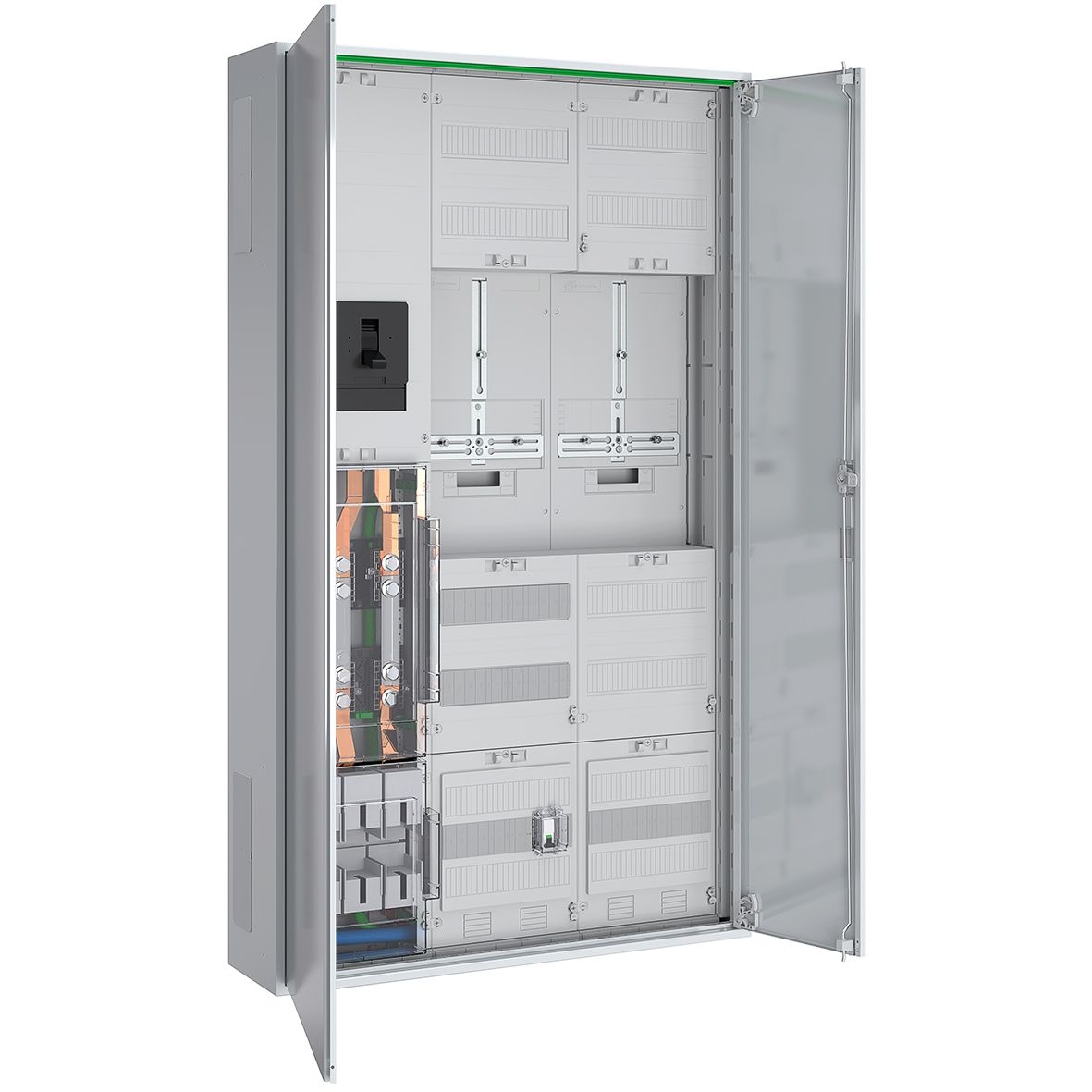 ABN ABNRS309X0963 Wandlerschrank 250A TAB EWE, 5-polig, zu NH2-UT, AB NH2 250A, weiß