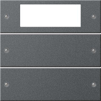 Gira 219228 Wippenset 2-fach Plus, System 55, anthrazit(lackiert)