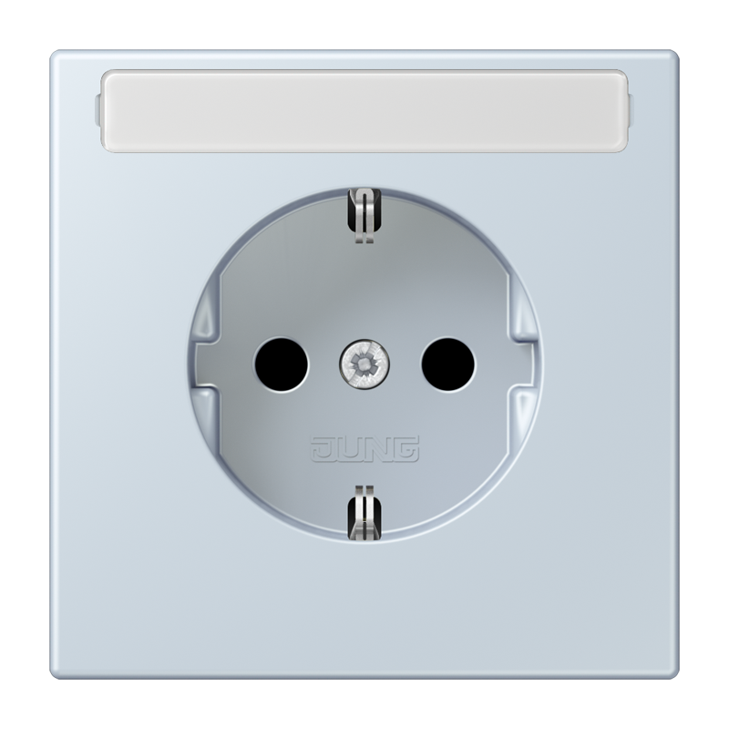Jung LC1520N209 Schutzkontakt-Steckdose, Les Couleurs® 32023, outremer pâle
