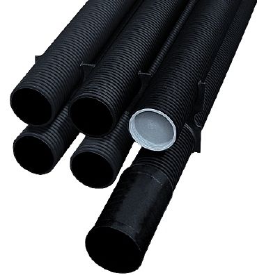 Fränkische Rohrwerke 19948120 Kabuflex-Abstandhalter 8-fach, 120mm, schwarz