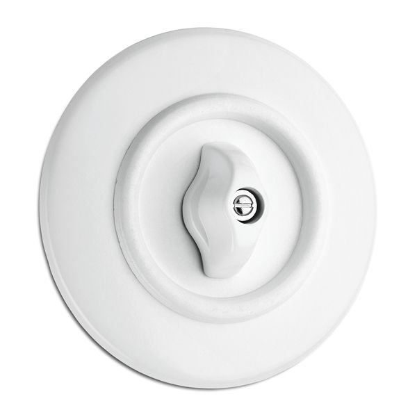 THPG 186885 Drehschalter Serie Duroplast, weiß