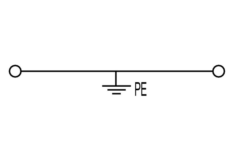 Weidmüller ZPE 2,5-2 Schutzleiterklemme 2,5mm² Z-Reihe Roof
