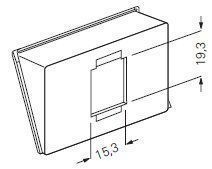 Gira 005200 Einsatz für Modular Jack, AMP/Radiall, 1-fach