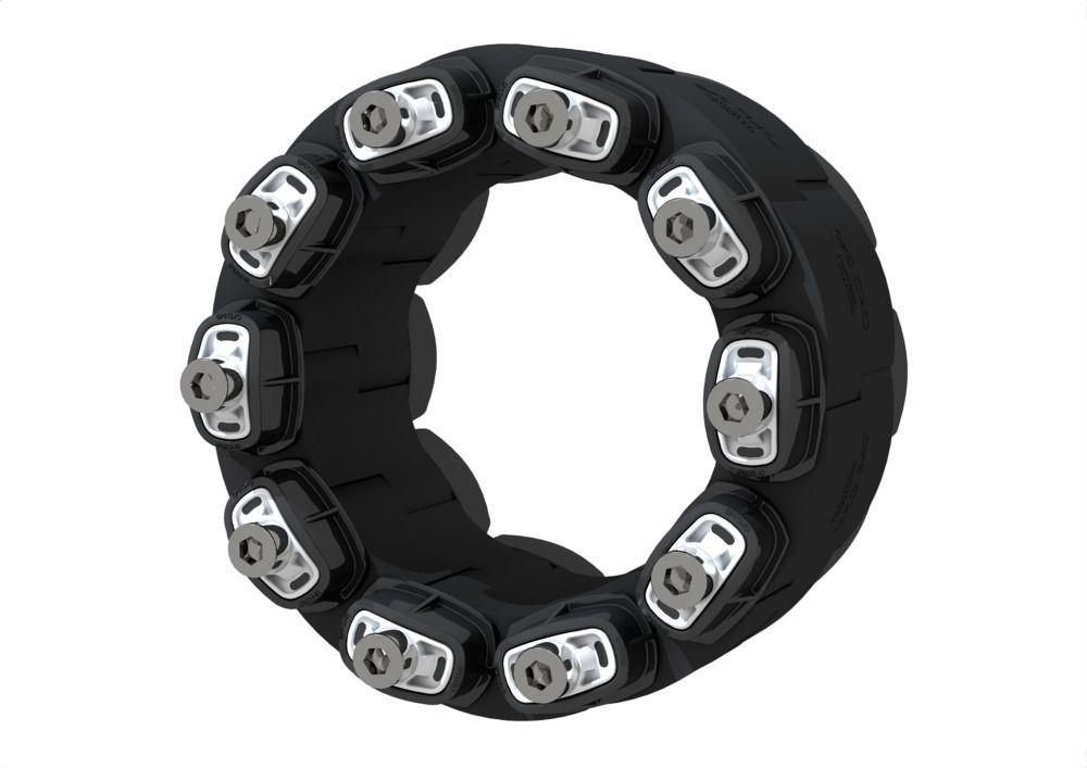 Hauff 3030366569 Gliederkette modulare Rohrdichtung 1xGKD340 EPDM50, Glieder 1x