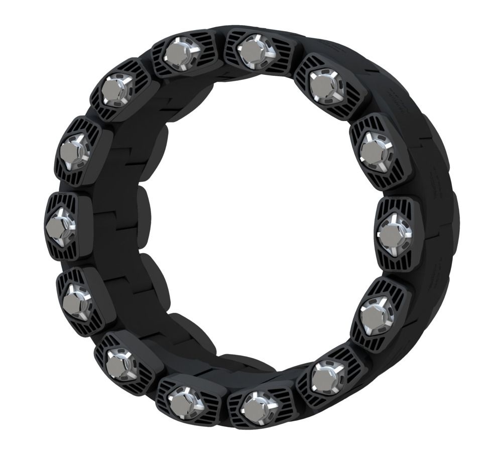 Hauff 3030366579 Gliederkette modulare Rohrdichtung 1xGKD410 EPDM50, Glieder 1x