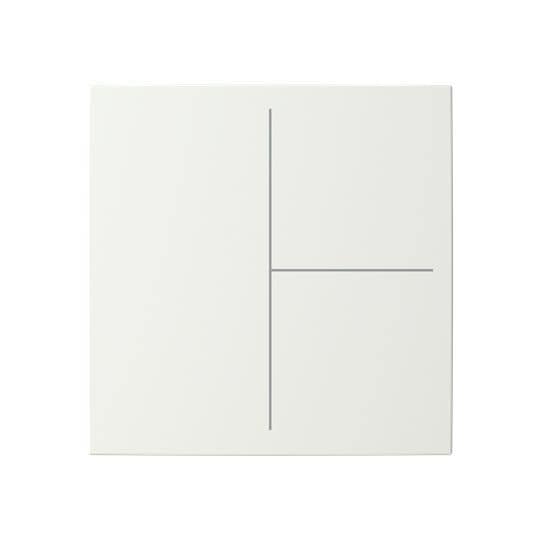 Busch-Jaeger LFW/A.3.55.11-914 Abdeckung 3-fach für Keypad 1- bis 4-fach, alpinweiß glänzend, Busch-balance SI, KNX