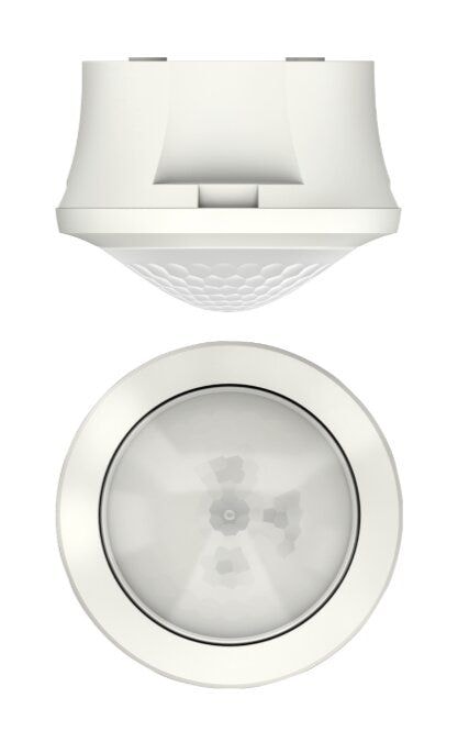 Theben 1030550 theMova S360-100 AP WH Bewegungsmelder für Deckenaufbau, bis zu Ø 9 m