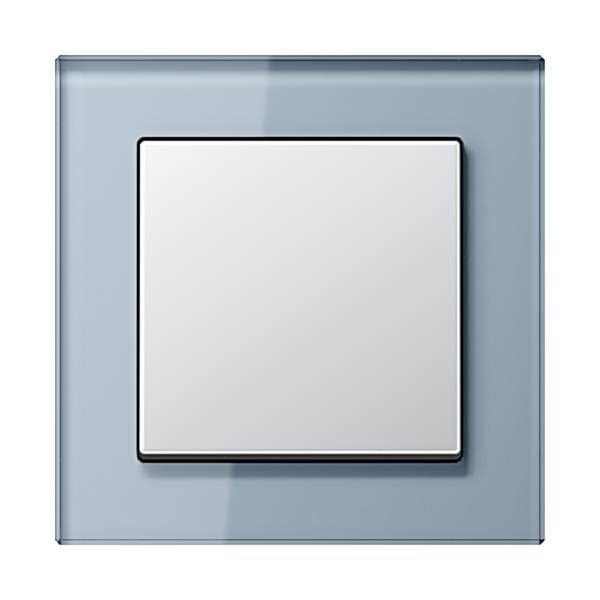 A creation Glas blau grau aluminium