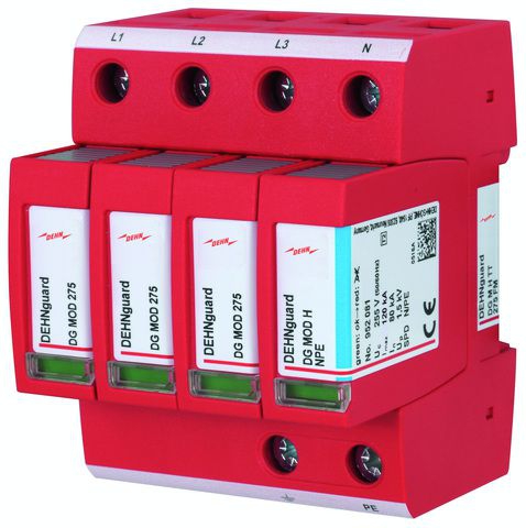 Dehn 952385 Überspannungsableiter Typ 2 DEHNguard M H 4-polig für TT- und TN-S-Systeme