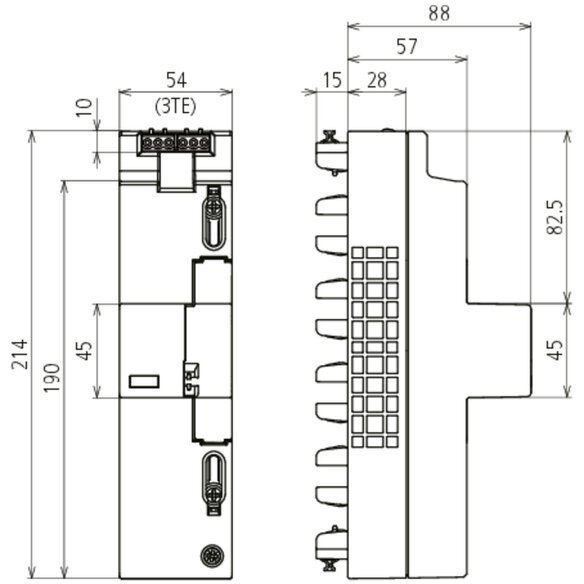 Dehn + Söhne 909831 Kombi-Ableiter Typ 1+2+3 DEHNshield ZP 2 LSG für TT und TN-S-Systeme