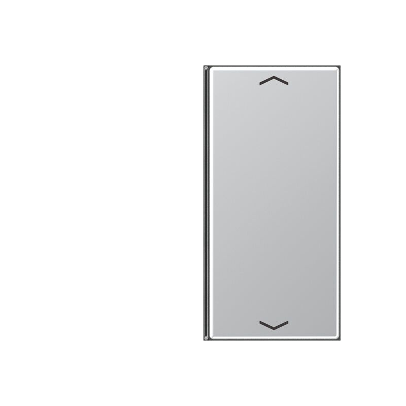 Jung A402TSAPAL Taste 2-fach, mit Pfeilsymbolen, F40, Serie A, aluminium