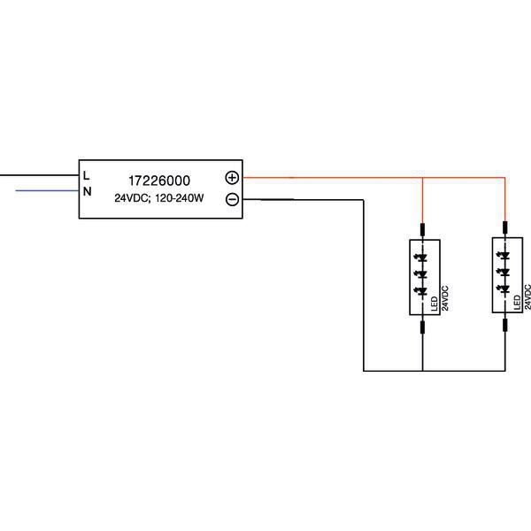 Brumberg 17226000 LED-Netzgerät 1-240 W, 24 V DC, IP65, schaltbar