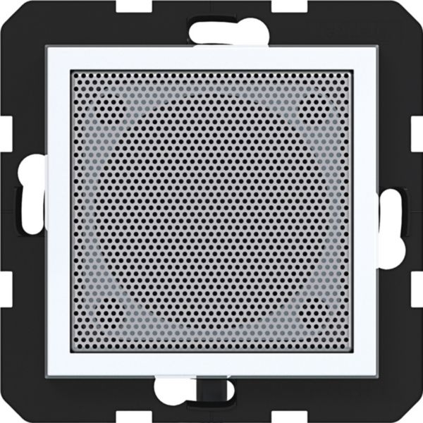 Hager WAN6211WG Lautsprecher für Radio Touch Unterputz, A.x/C.x, lichtweiß glänzend