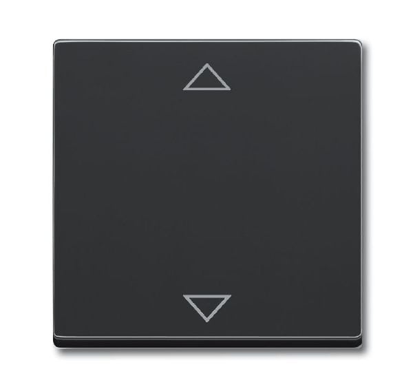 Busch-Jaeger 6430-885-102 Bedienelement für Busch-Jalousiecontrol II, schwarz matt, Plattform 63