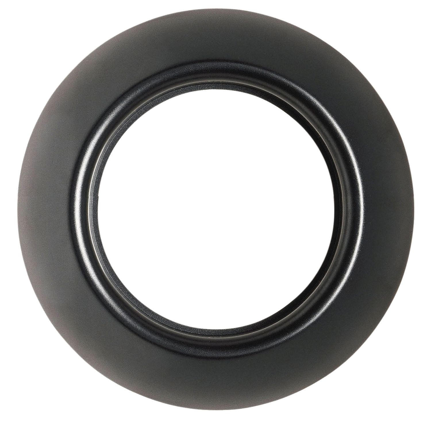Elso WDE011420 Rahmen 1-fach, Thermoplast, Renova Flush, schwarz matt