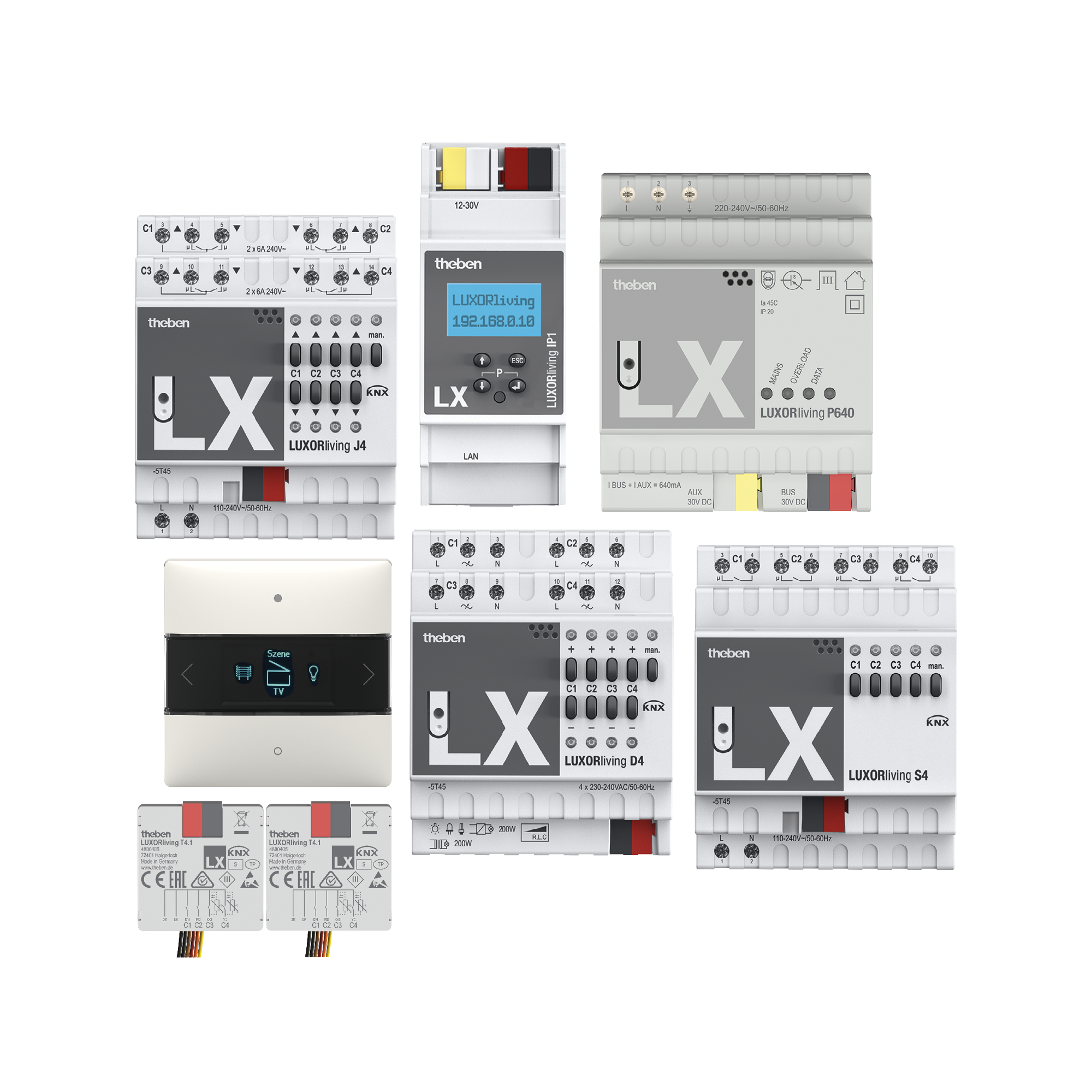 Theben LUXORliving Starter-Set M "Komfort-Paket"