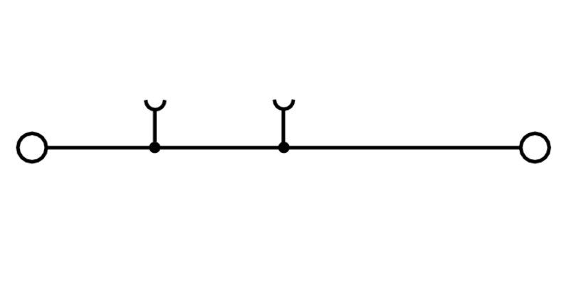 Weidmüller ZDU 6 BL Durchgangs-Reihenklemme 6mm², Z-Reihe