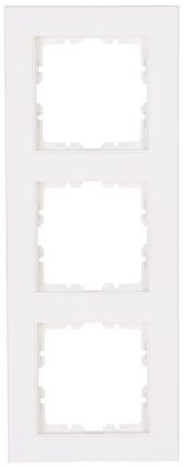 Kopp 402729008 HK07 - Abdeckrahmen 3-fach, Farbe: reinweiß