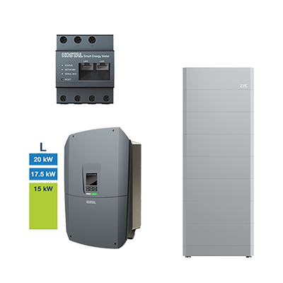 Kostal / ZYC Energy E24-PV-SET2-ZK-M-22.4 PV-Paket Kostal Plenticore G3 L 15 - 20kW + Speichersystem 22.4kWh + Smartmeter