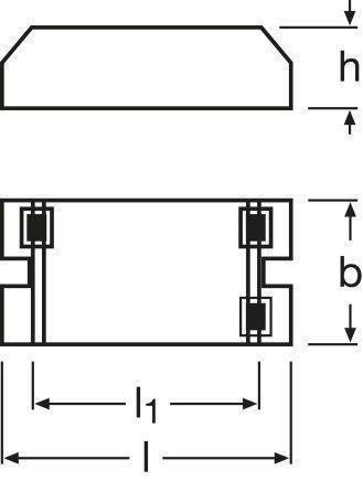 LEDVANCE QTECO 1x18-24W 220240S 1x18-24W EVG elektronisches Vorschaltgerät für T-Leuchten