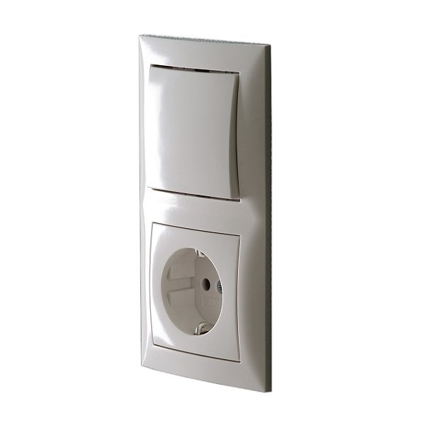 Berker 16208989 Wippe, S.1/B.3/B.7, polarweiß glänzend