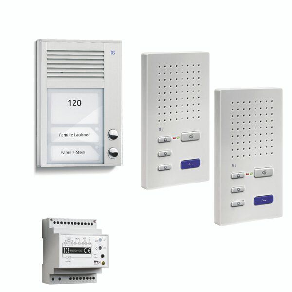 TCS PSC2220-0000 Sprechanlagen-Set Aufputz für 2 WE
