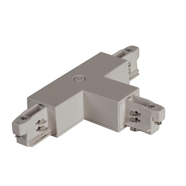 Brumberg 88129680 T-Verbinder zu Stromschiene 88101-88104, Schutzleiter links, silber
