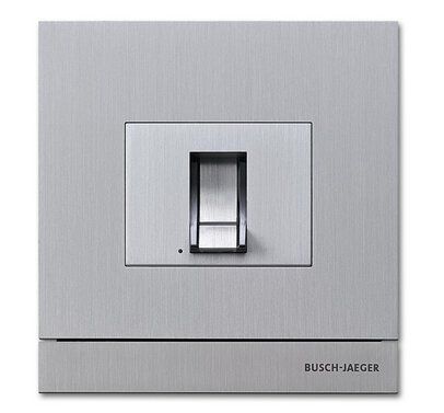Busch-Jaeger 83100/70-660 Außenstation mit Fingerprint-Modul, edelstahl, Busch-Welcome®2-Draht