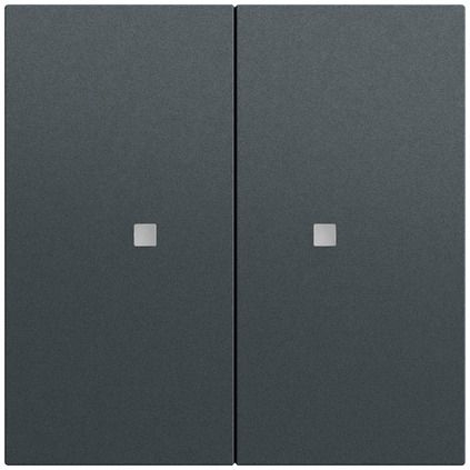 Gira 510773 RF Bedienaufsatz 2-fach für KNX, System 70, anthrazit (lackiert)