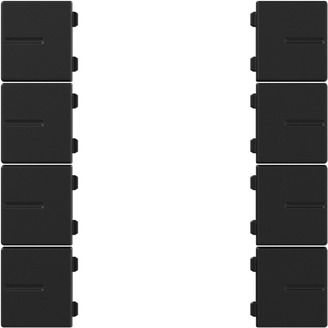 Gira 5020005 Wippenset 4-fach Tastsensor 4.55 Plus, schwarz matt
