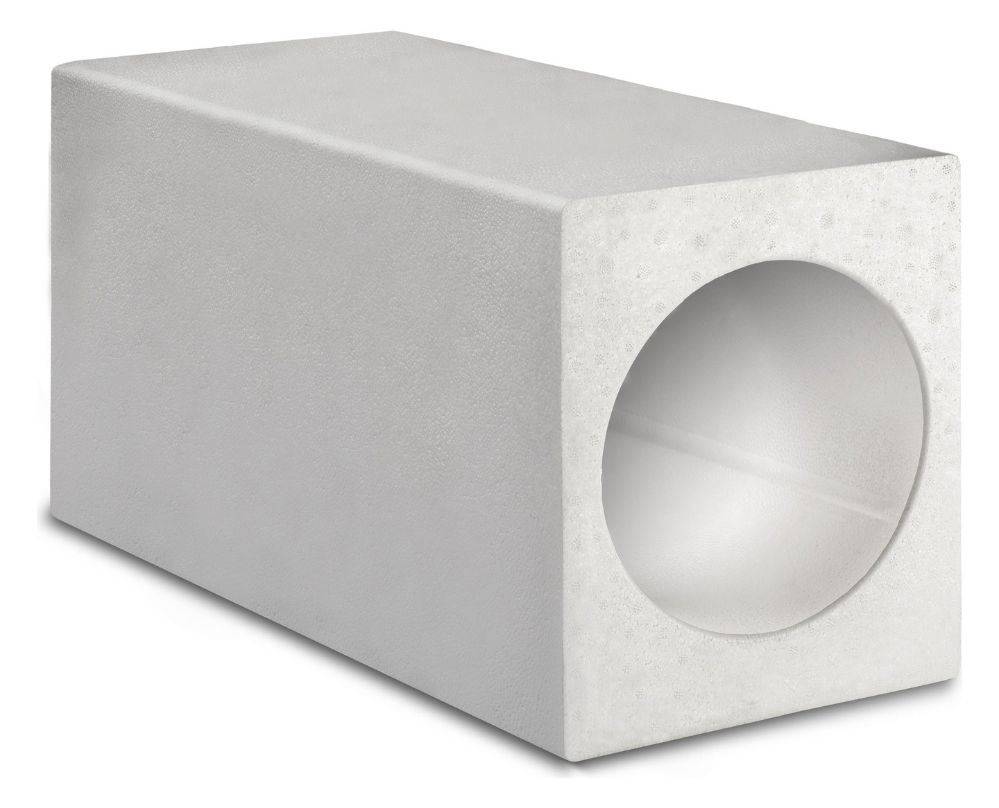 Lunos 041139 Wandeinbaugehäuse 9/MRD für Außenwandmontage des Rundkanals 9/R160, 240x210x500mm, kürzbar, Neopor