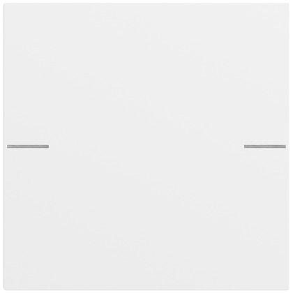 Gira 575172 Wippenset 1-fach für Tastsensor 4.70, System 70, reinweiß seidenmatt (lackiert)